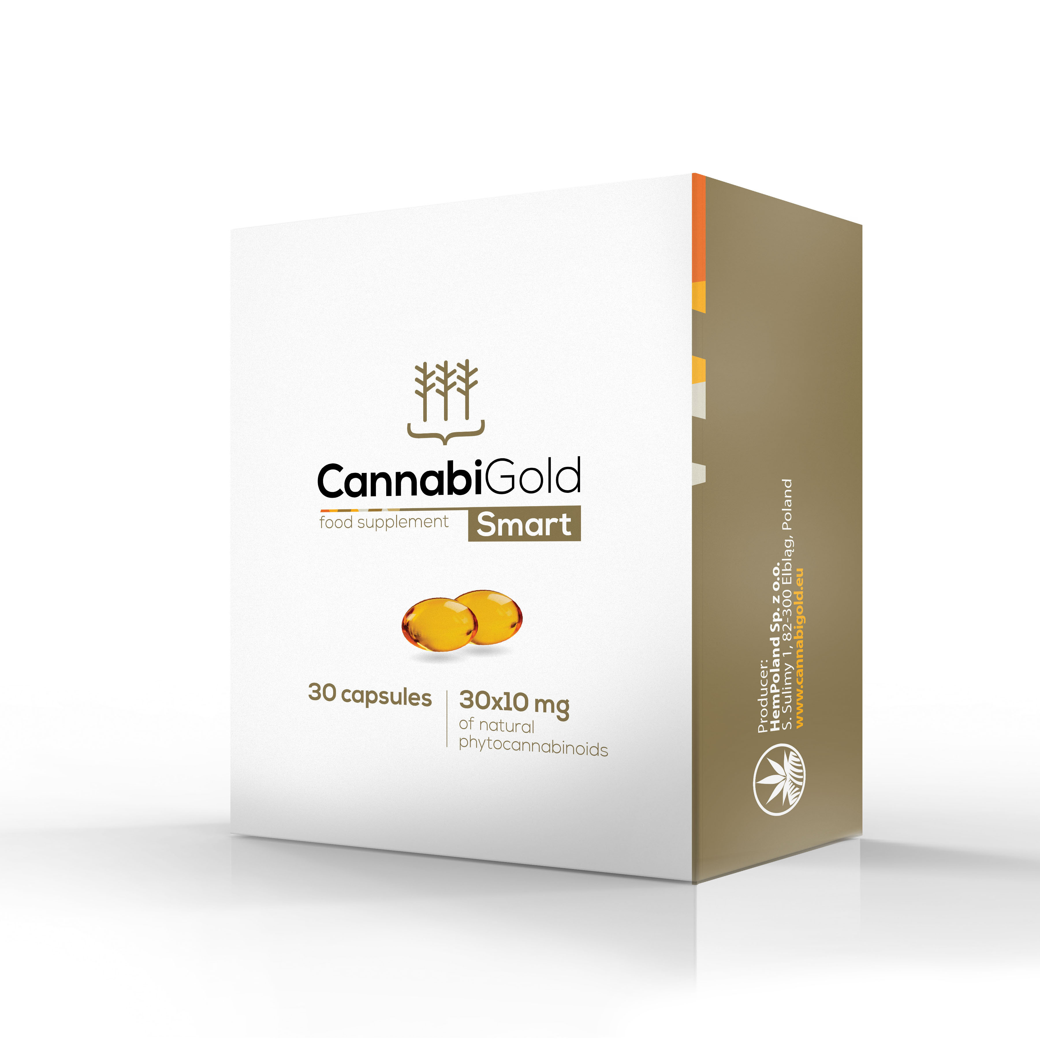 CannabiGold Smart  10mg CBD - 30 capsules