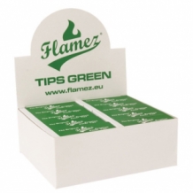 Flamez Filter Tip Booklet Green - 50 Pcs